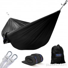Yes4All Ultralight Portable Parachute Nylon Double Hammock With Tree Straps - Carry Bag Included 564819686